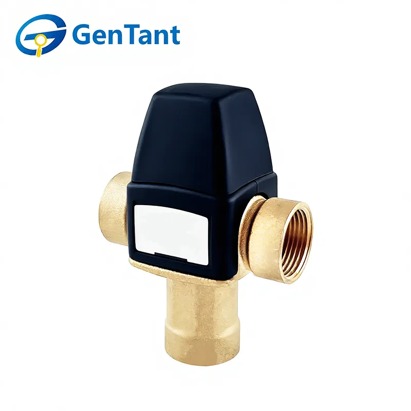 Термостатический смесительный клапан с нижним выпуском воды